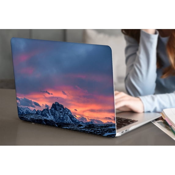 KSK KAISHEK Compatible Newest MacBook Pro 13 inchs Case 2016-2021 2022 2023 Rel. Model M1 A2338/A2289/A2251/A2159/A1989/A1706/A1708, Plastic Hard Shell + Black Keyboard Cover, Sky Series 0611
