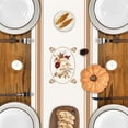 thumbnail image 3 of Fall Table Runners 108 Inches Long Pumpkin Leaf Table Runner Fall Gifts for Women Female Wife Orange Farmhouse Autumn Harvest Table Runner Thanksgiving Pumpkin for Indoor Home Party Decor 13x108Inch, 3 of 6