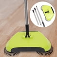 thumbnail image 1 of CRILSTYLEO ABS Plastic Hand Sweeper Broom Green for Convenient Cleaning 1Pack, 1 of 8