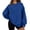 Dark Blue, variant on Women's Small Polka Dot Sweatshirt Long Sleeve Crewneck Casual Oversized Pullover Soft Fall Sweatshirt