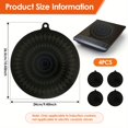 thumbnail image 4 of QJUHUNG 4pcs Silicone Induction Cooktop Protectors - Thermochromic  High Temp Resistant Mats for Safe Cooking & Easy Cleanup, 4 of 6
