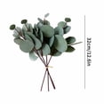 thumbnail image 2 of Yeetfub 4pcs Artificial Leaf Floral Stem Faux Greenery Leaf For Wedding Bouquet Party Home Craft Decor, 2 of 2