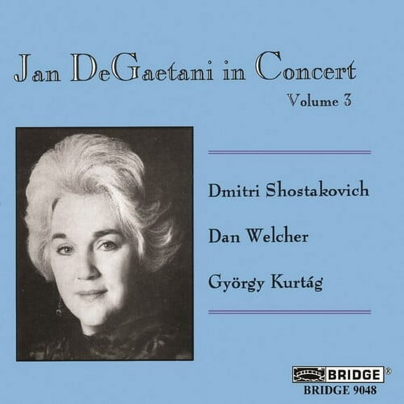 Jan Degaetani - Degaetani in Concert 3 - Music & Performance - CD
