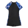 thumbnail image 5 of mgoYE Girl Swimsuit Size 14-16 Tankini Girls One Piece Swimsuits Cutout Ruffle Bathing Suit Summer Beach Swimwear with Adjustable Strap(Black,13-14 Years), 5 of 9