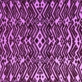thumbnail image 1 of Ahgly Company Indoor Square Abstract Purple Modern Area Rugs, 4' Square, 1 of 4