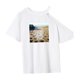 thumbnail image 4 of Camiseta para mujer Ropa de verano Ropa de calle Camiseta con cuello redondo para desplazamientos de vacaciones S, 4 of 7