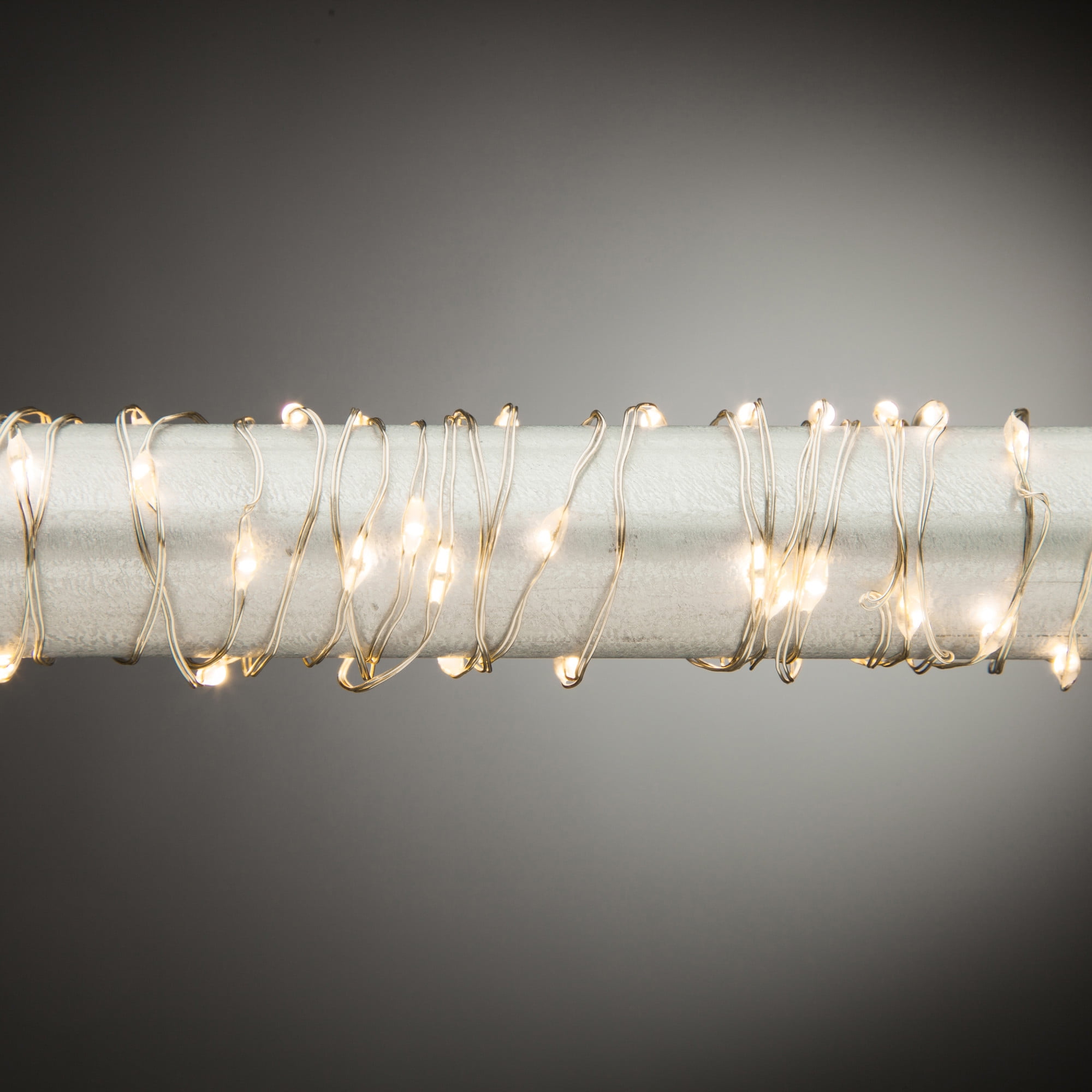 Details about   LED Light String Battery Operated Silver Wire In/Outdoor w/Timer Warm White 20ft 