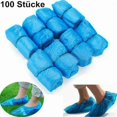 thumbnail image 2 of 100pcs Disposable Shoe Cover, Plastic Foot Cover, Shoe Cover, Indoor Dustproof Cleaning Shoe Cover, 2 of 5