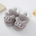 thumbnail image 2 of UngA Baby Boy Booties Baby Boots Boys Girls Infant Slippers Cozy Fleece Boots First Walking Shoes Warm Socks Newborn Crib Shoes Grey,3.5, 2 of 2