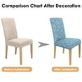 thumbnail image 6 of Set of 4 Charming Wildflower Dining Chair Covers Rustic Autumn Leaves and Blossom Pattern Washable Polyester Stretch Slipcovers Removable Protector for Farmhouse Decor, 6 of 6