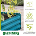 thumbnail image 2 of Demeter Corrugated Metal Raised Bed, 34” x 34”, 2 of 7