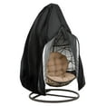 thumbnail image 7 of Egg Chair Cover with Zipper, 75 x 45 inches Patio Hanging Swing Chair Cover, Waterproof/Windproof Heavy Duty Weather Resisatnt Outdoor Hanging Chair Cover, 7 of 7