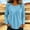 Blue, variant on SuTry Women's Tunic Top Long Sleeve Asymmetrical Ruched Detail Relaxed Loose Fit Casual Everyday Wardrobe Staple Comfortable Blouse Shirt Pullover