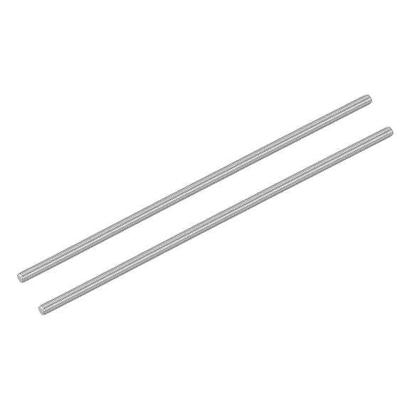 2Pcs M5-0.8x190mm Fully Threaded Rods, 304 Stainless Steel Thread Bar Studs