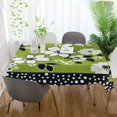 thumbnail image 3 of Yayeee Tablecloths 54" x 54" Rectangle Wrinkle Resistant Party Table Cover, Retro Floral, 3 of 8