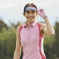 thumbnail image 3 of Kdxio Red And White Bird Couple Print Sun Visor Hat Golf Visor Adjustable Velcro Outdoor Sports Cap for Men Women, 3 of 6