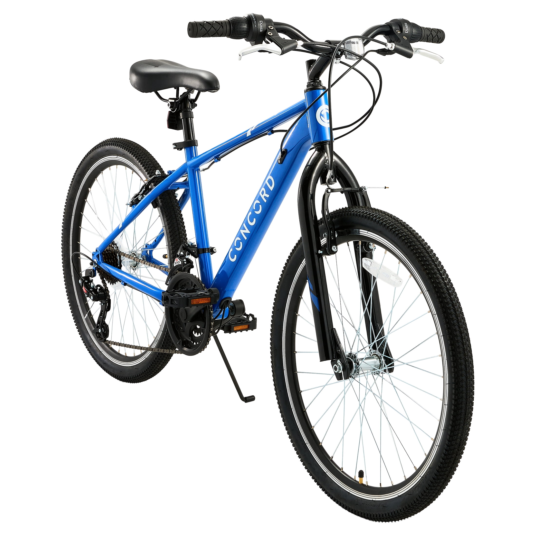Concord 24" Hybrid Bike, 21 Speed, Blue, Fits Riders 4'6"-5'6", Teen, Adult, Unisex