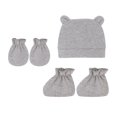 thumbnail image 2 of noarlalf hats for men hats baby boys cotton beanie caps hat baby soft skull caps hat for baby boy's 0-12 months hat mittens and socks set baby hats, 2 of 2