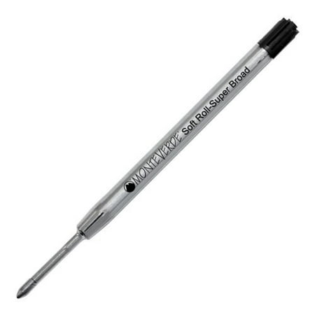Monteverde Parker Refill Monteverde P15 Soft Roll Ballpoint Refill to Fit Parker Ballpoint Pens - Blue/Black, Super Broad, 2 Pack (P152BB) ()