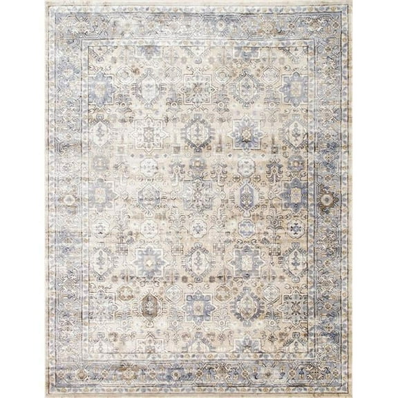 Pasargad Home  9 x 12 ft. Amadeus Design Power Loom Area Rug - Beige
