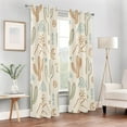 thumbnail image 7 of Black Out Curtain Doorway Curtains for Window Treatments, 84" Blackout Blinds Bay Window Curtains, 1 Panel Cortina Grommet Window Curtains Privacy Protect Room Darkening Curtain, 7 of 7
