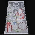thumbnail image 2 of Skksst Christmas French Door Curtain Window Panel Drape Curtain With LED String Light Xmas Home Decor, 2 of 3