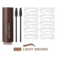 thumbnail image 1 of Kit de Mise en Forme de Tampon pour Sourcils Imperméable à l'Eau avec 10 Modèles de Sourcils Réutilisables, 1 of 5