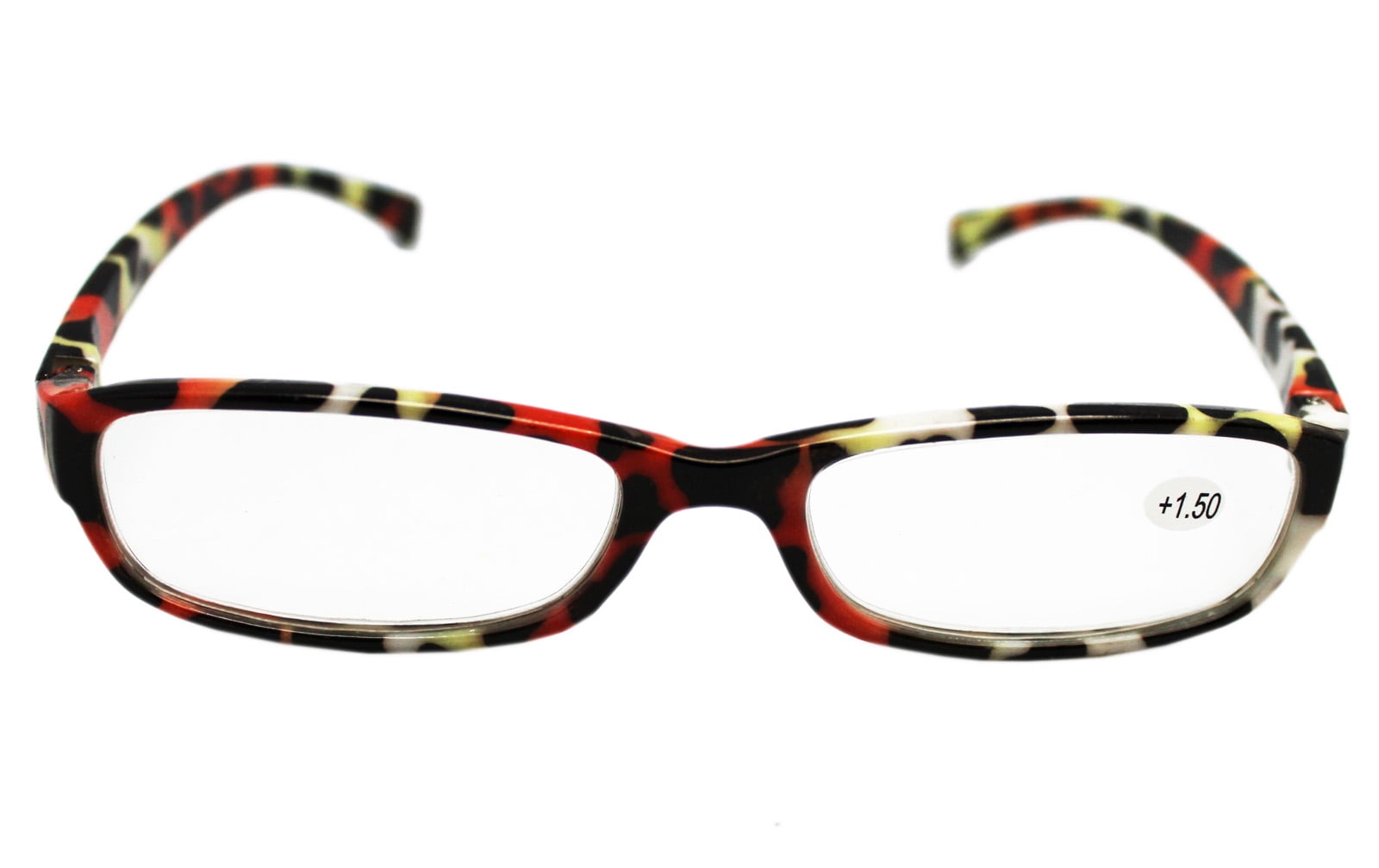 Cheetah Spotted Thick Frame Reading Glasses (+1.50) - Walmart.com