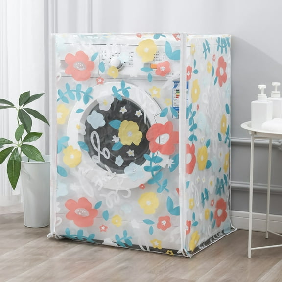 Travelwant Washer and Dryer Covers,Top Load Washing Machine Cover Laundry Dryer Protect Cover Dustproof Waterproof Zipper Design for Easy Use Fit for Most Front-loading Machine