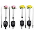 thumbnail image 2 of 4-pack Outdoor Lawn Decorative Lamps with Bubble Effect Color-Changing LED Solar Garden Lights, 2 of 8