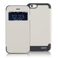 thumbnail image 1 of TopSave Goospery Flip w/Window View Folio Wallet Flip Case For iPhone 6+,6s+,White, 1 of 3