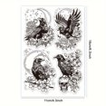 thumbnail image 1 of Water Drop Crow Cartoon Cat Stamp | Transparent Stamp Painting Tools | DIY Scrapbooking Craft Card Decoration Rubber Stamp, 1 of 2