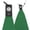 Green, variant on Magnetic Waffle Weave Microfiber Golf Towel with Clip Red
