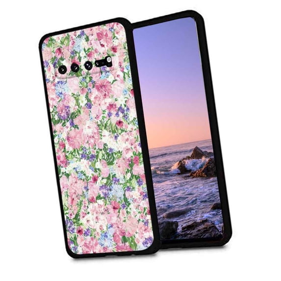Floral-85 Phone Case, Degined for Samsung Galaxy S10 Case Men Women, Flexible Silicone Shockproof Case for Samsung Galaxy S10