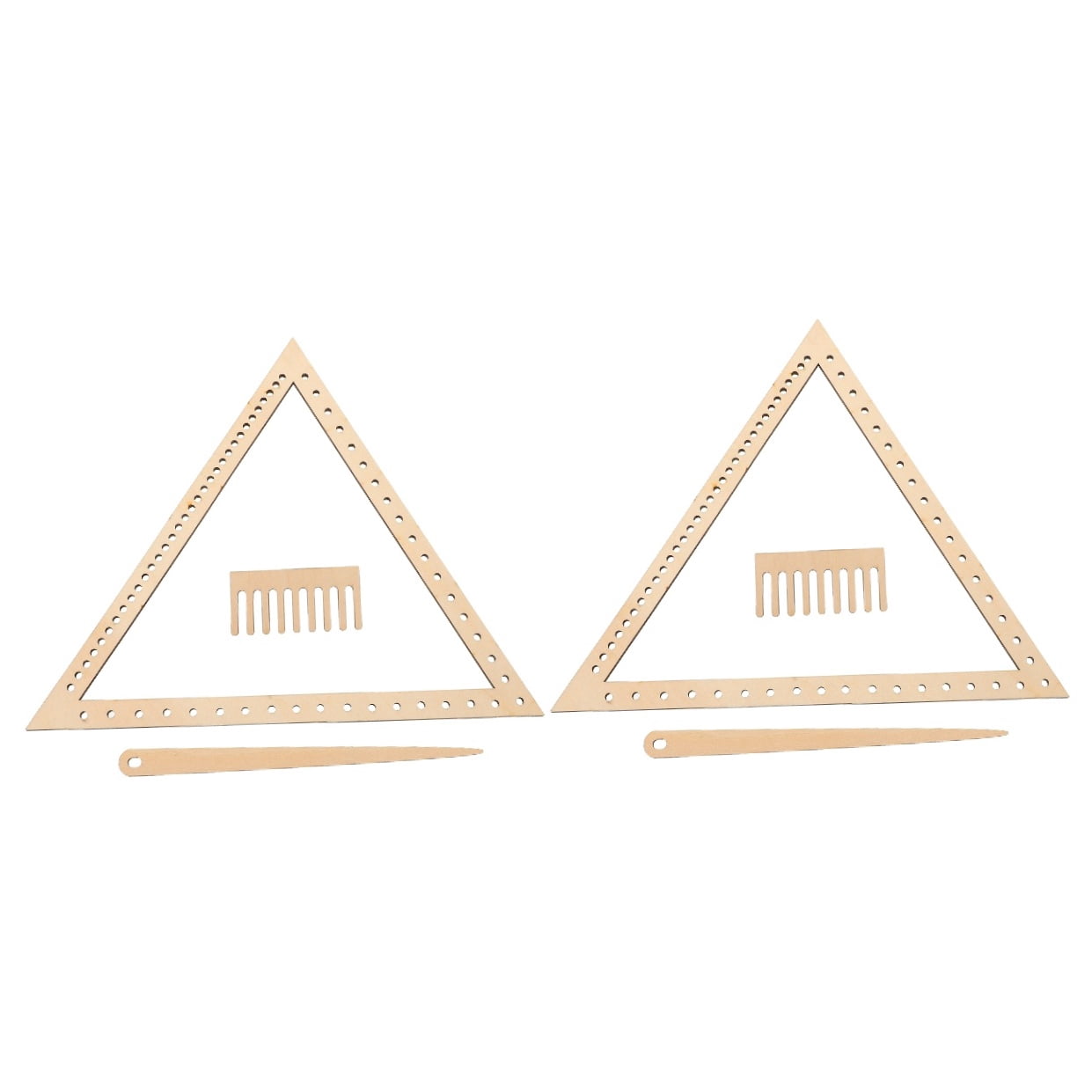 HOMEMAXS 2 Sets  Weaving Loom Crafting Weaving Triangle Weaving Handcraft Weave Board Weaving Tool