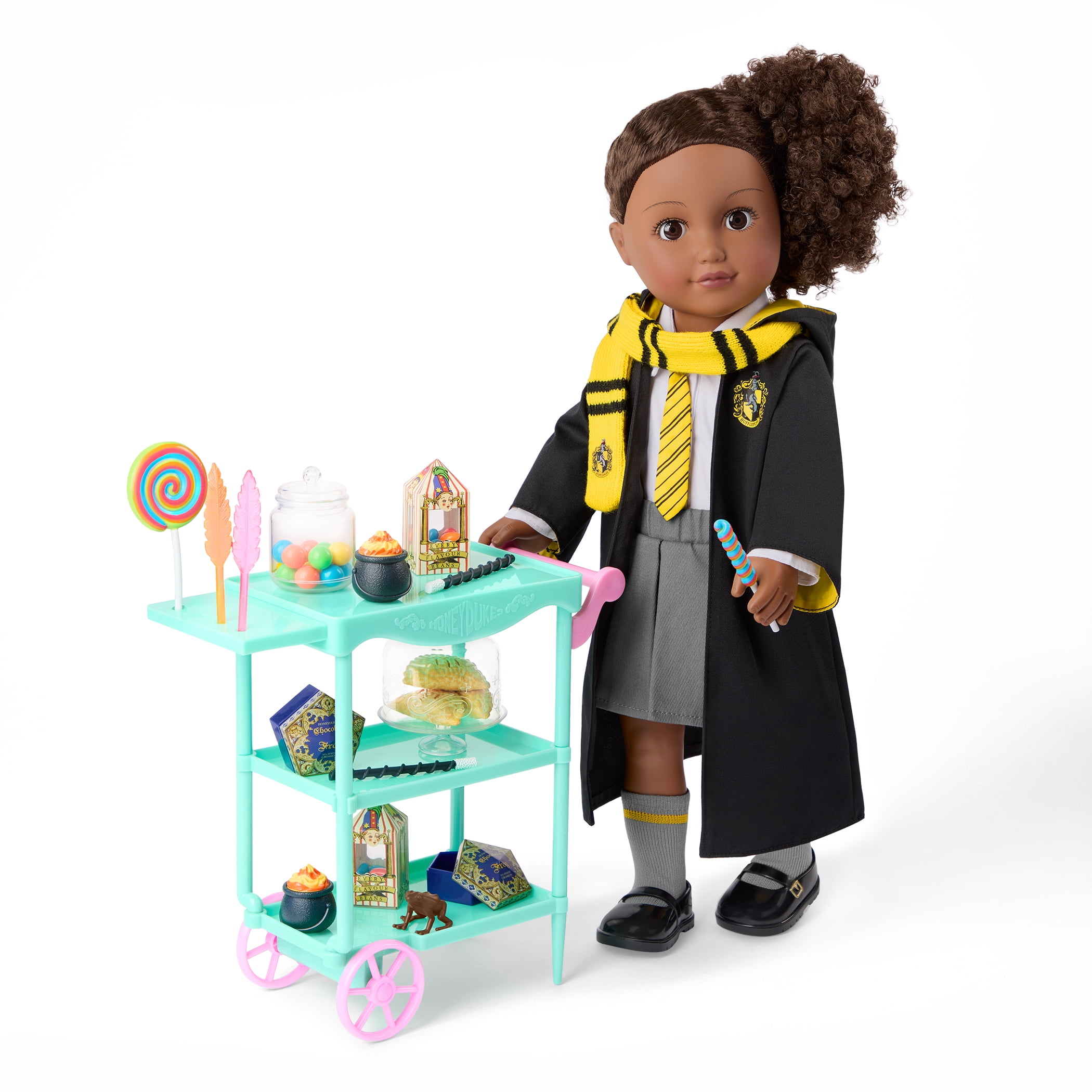 Harry Potter ™ Honeydukes ™ Candy Cart with Accessories for 18-inch Dolls Toys Kids 5 +, HARRY POTTER SWEETS CART SET