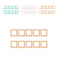 thumbnail image 1 of 10Pcs Earrings Storage Box Multi-purpose Anti-oxidation Mini 3D Floating Picture Frame Jewelry Stone Presentation Case for Daily Use, 1 of 8