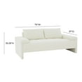 thumbnail image 6 of Tov Furniture Maeve Cream Boucle Loveseat, 6 of 7