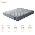 thumbnail image 4 of NNSNG 12 Inch King Mattress, Hybrid Mattress with Gel Memory Foam & Individually Wrapped Springs, Motion Isolation for Couples, Grey, 4 of 9