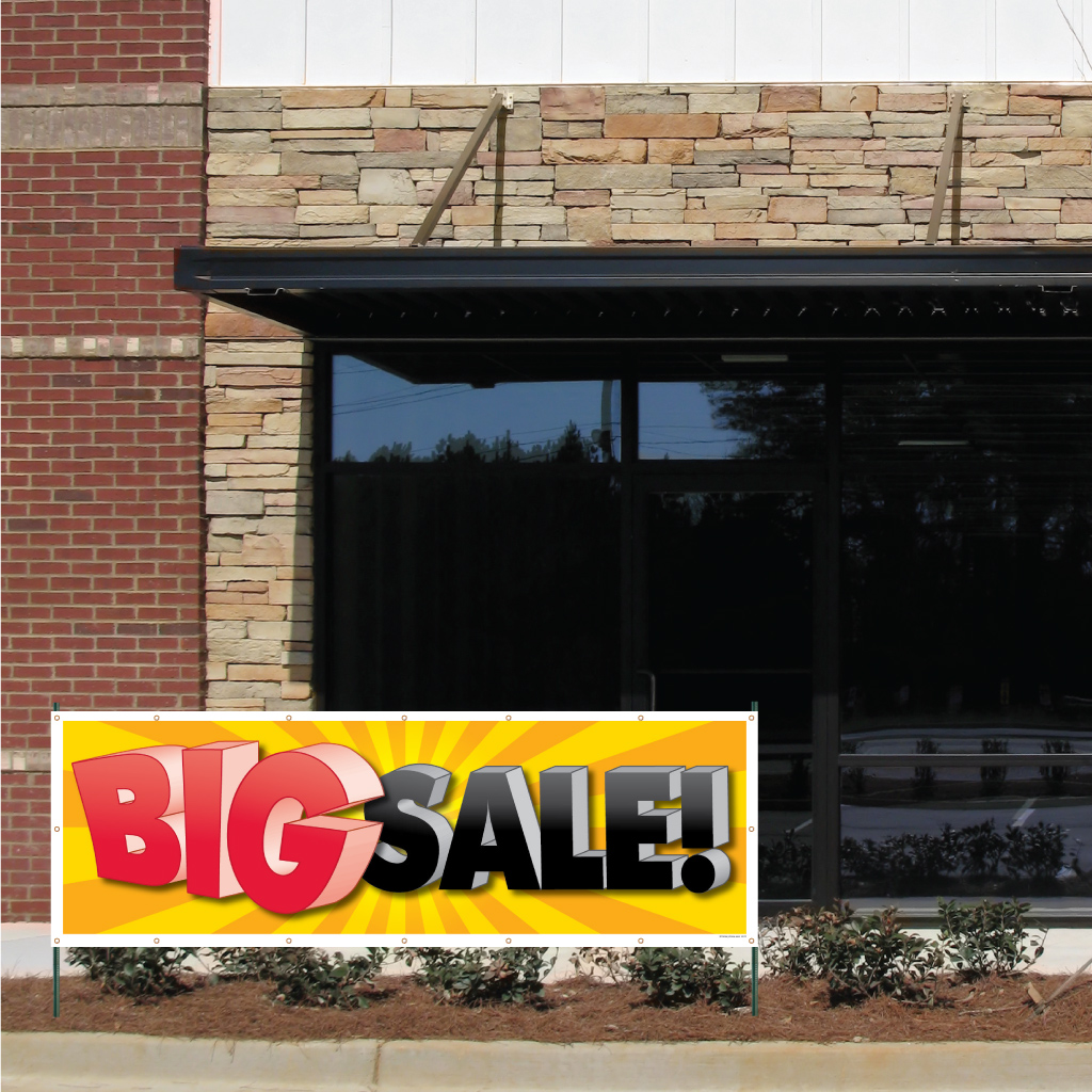 Big Sale 2'x6' Vinyl Banner with Grommets