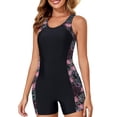 thumbnail image 2 of Trajes de baño de una pieza para mujer Trajes de surf de manga larga para mujer Trajes de buceo cortos con almohadillas para el pecho y sin soportes de acero Trajes de baño conservadores Traje de baño, 2 of 9