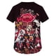 thumbnail image 3 of Hazbin Hotel Más Tamaño Impreso Scrub Uniforme de Trabajo Tops Para las mujeres V-Cuello de Navidad Imprimir Manga Corta Diversión Camisetas Ropa de Trabajo Tee Con Bolsillos Vermilion/S, 3 of 3