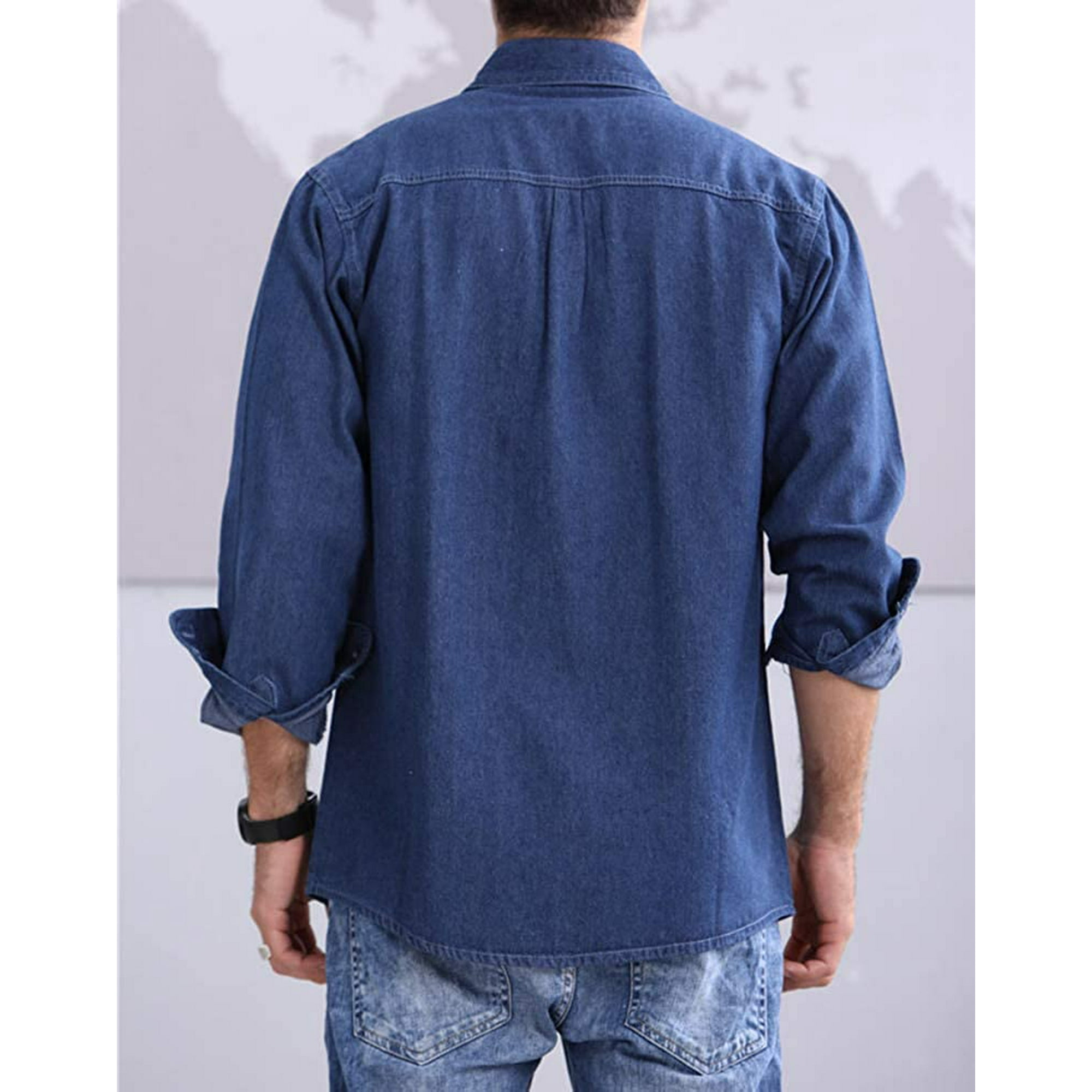 Blue jean blouse deals