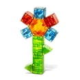 thumbnail image 3 of Magna-Qubix 19Piece Clear Colors Set - The Original, Award-Winning Magnetic 3D Building Shapes - Creativity & Educational - STEM Approved, 3 of 6