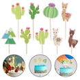 thumbnail image 5 of Homoyoyo 48pcs Cactus Cake Toppers Paper Decorations for Bakers, Festival, Party Supplies and Celebration, 5 of 5
