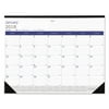 Blueline DuraGlobe Monthly Desk Pad Calendar, 22 x 17, 2018