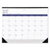 Blueline DuraGlobe Monthly Desk Pad Calendar, 22 x 17, 2018
