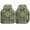 Avocado Dark Green, variant on Black Checkered Car Floor Mats 4 Pieces, Front & Rear Auto Carpet Mats Full Set with Rubber Backing, Farmhouse Plaid Modern Art Universal All Weather Car Floor Protectors for SUV Truck Van
