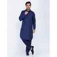 thumbnail image 2 of Mens Indian Pakistani Bollywood Designer Cotton Linen Pathani Suit Salwar Set, 2 of 5