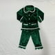 thumbnail image 4 of Pijamas navideños familiares a juego, pijamas de terciopelo verde para bebés, niñas, niños, madres y niños de 6 a 12 años, mujeres adultas, 2022, 4 of 4